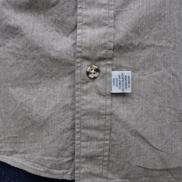 Marvine Pontiak Shirt Makers(}[B|eBAbNVc[J[Y)/TWO TONE L/S Shirt -BROWN- #MPSM-1913S(9)