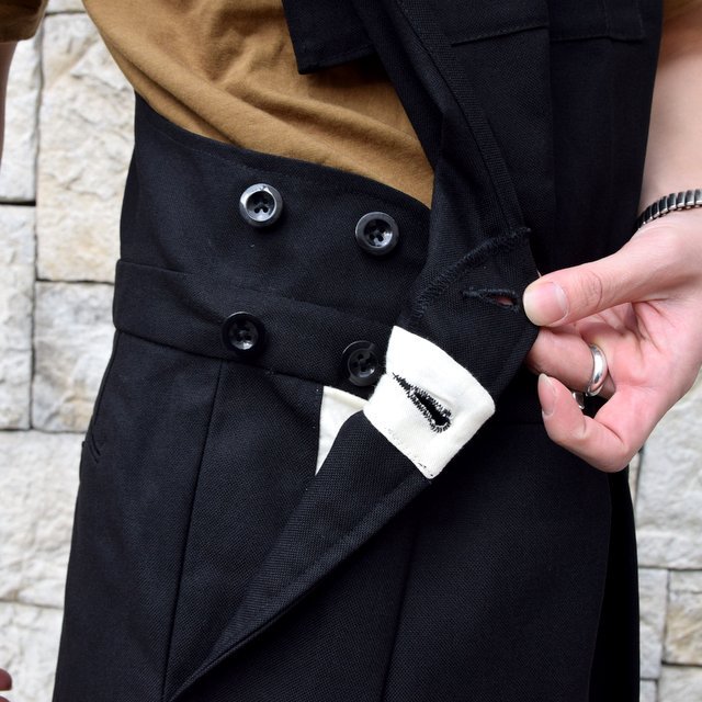 【2020 SS】NEAT(ニート)/ HOPSACK ''OVERALL'' -BLACK- #20-01HSO-BK(9)