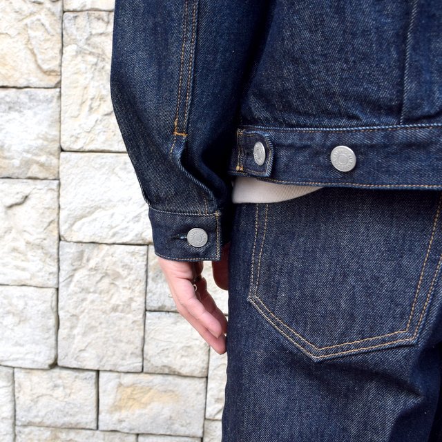 【2020 SS】 AURALEE(オーラリー)/ HARD TWIST DENIM BLOUZON -INDIGO- #A20SB01DM(9)