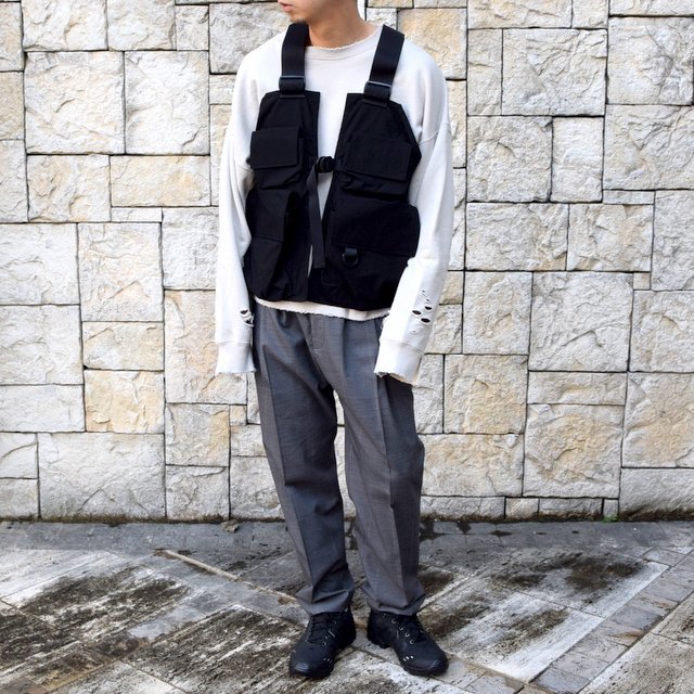 【2020 SS】stein(シュタイン)/ DOUBLE PATTERN REBUILD SWEAT LS -GREIGE- #ST136(9)