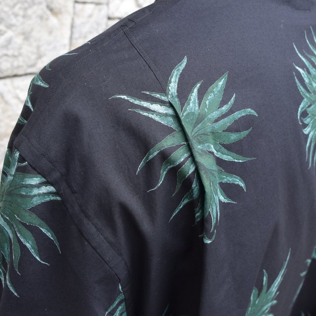 【2020 SS】blurhms(ブラームス) / Open Collar Shirt L/S -PLANT- #BHS-20SS017CP(9)