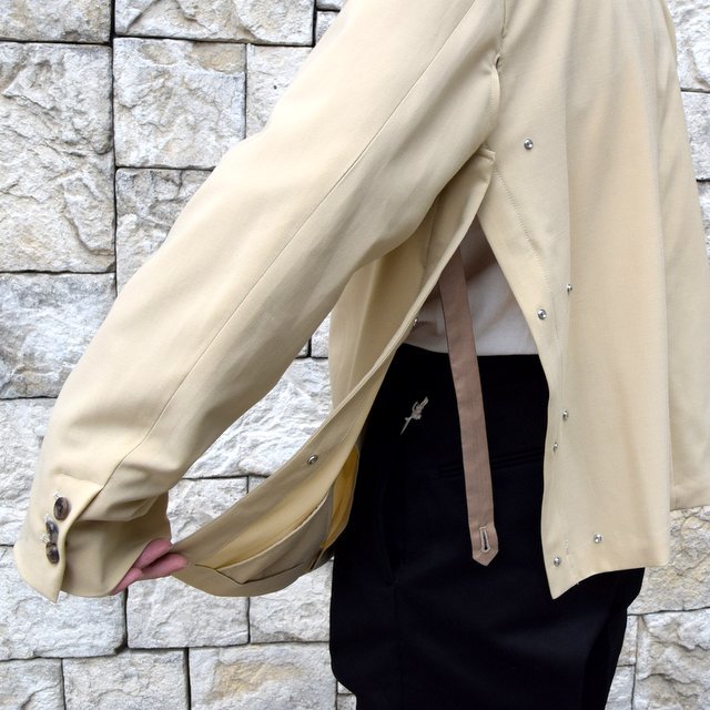 【2020 SS】YOKE(ヨーク)/ DOWNSIZING DOUBLE BREASTED JACKET -LIGHT BEIGE- #YK20SS0102J(9)