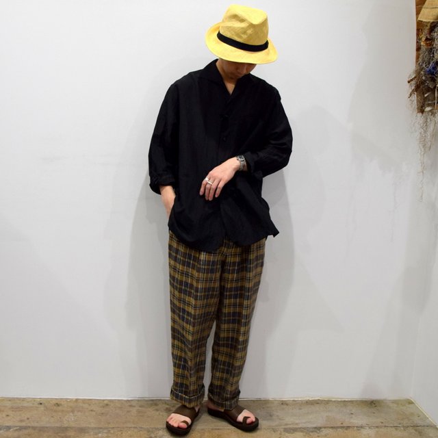 【2020 SS】KAPTAIN SUNSHINE (キャプテンサンシャイン)/ RIVIERA L/S SHIRT -BLACK- #KS20SSH03(9)
