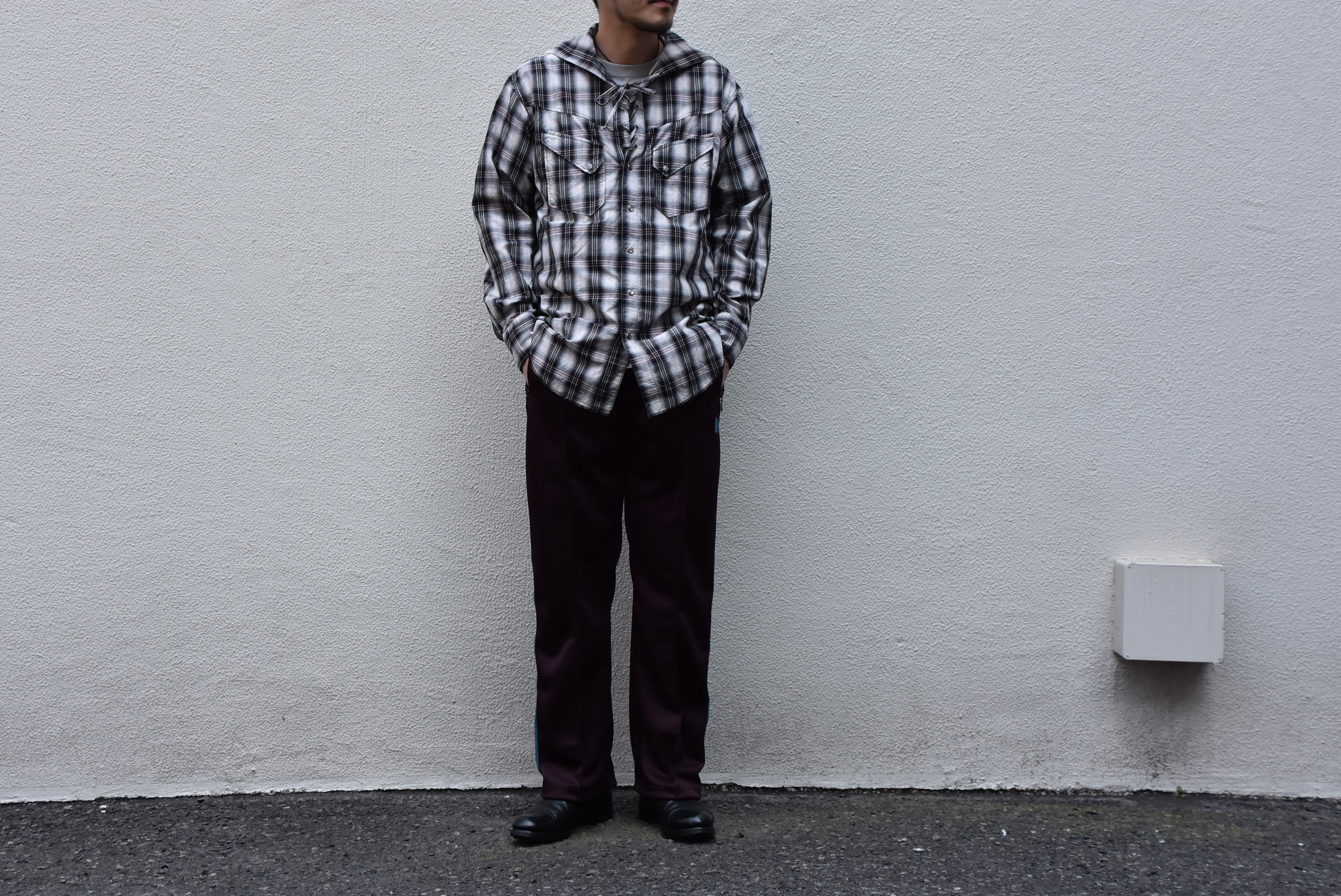 【2020SS】AiE(エーアイイー) SW SHIRT-SHADOW PLAID- GL536(9)