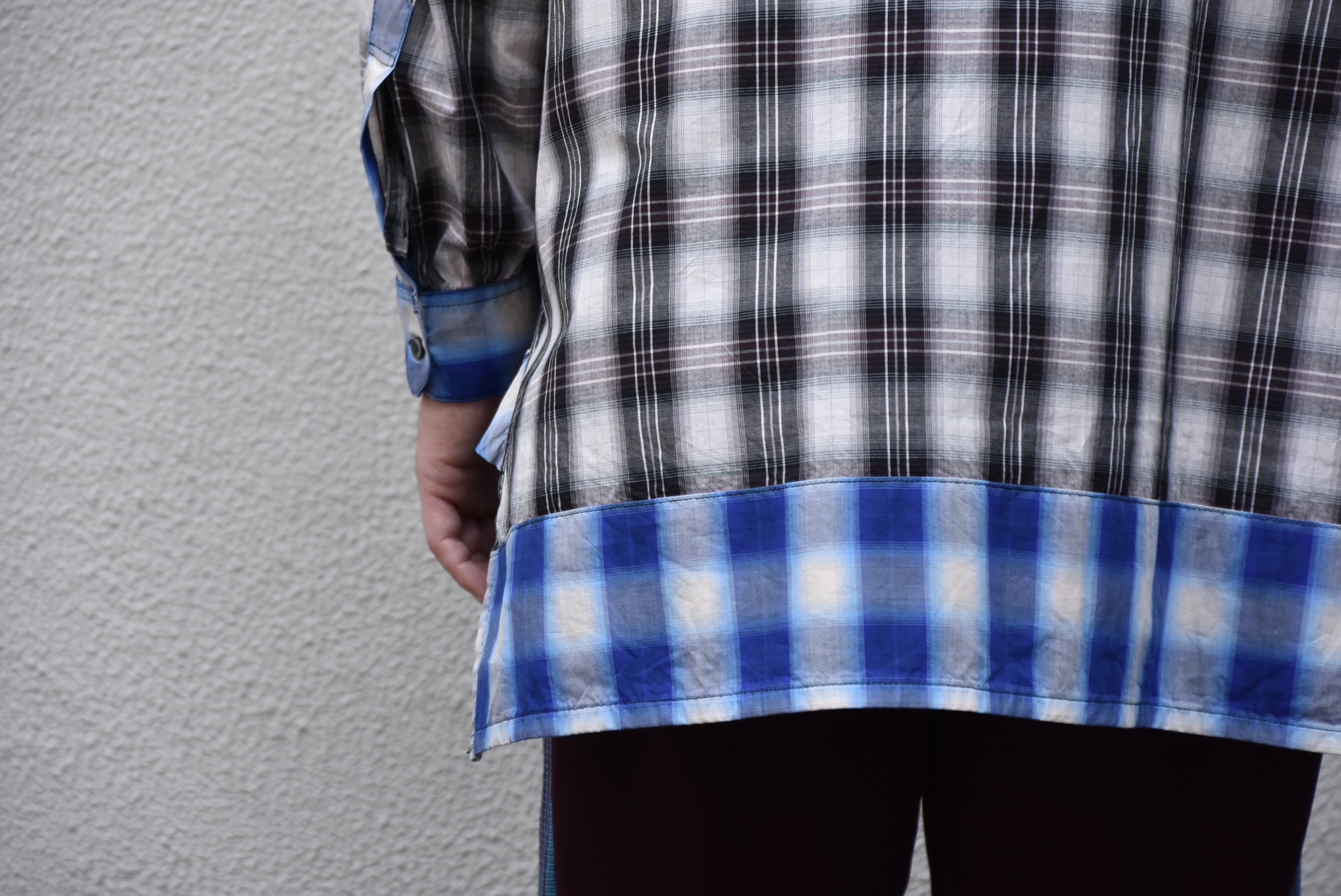 【2020】AiE(エーアイイー) LONG TUNIC-SHADOW PLAID- GL528(9)