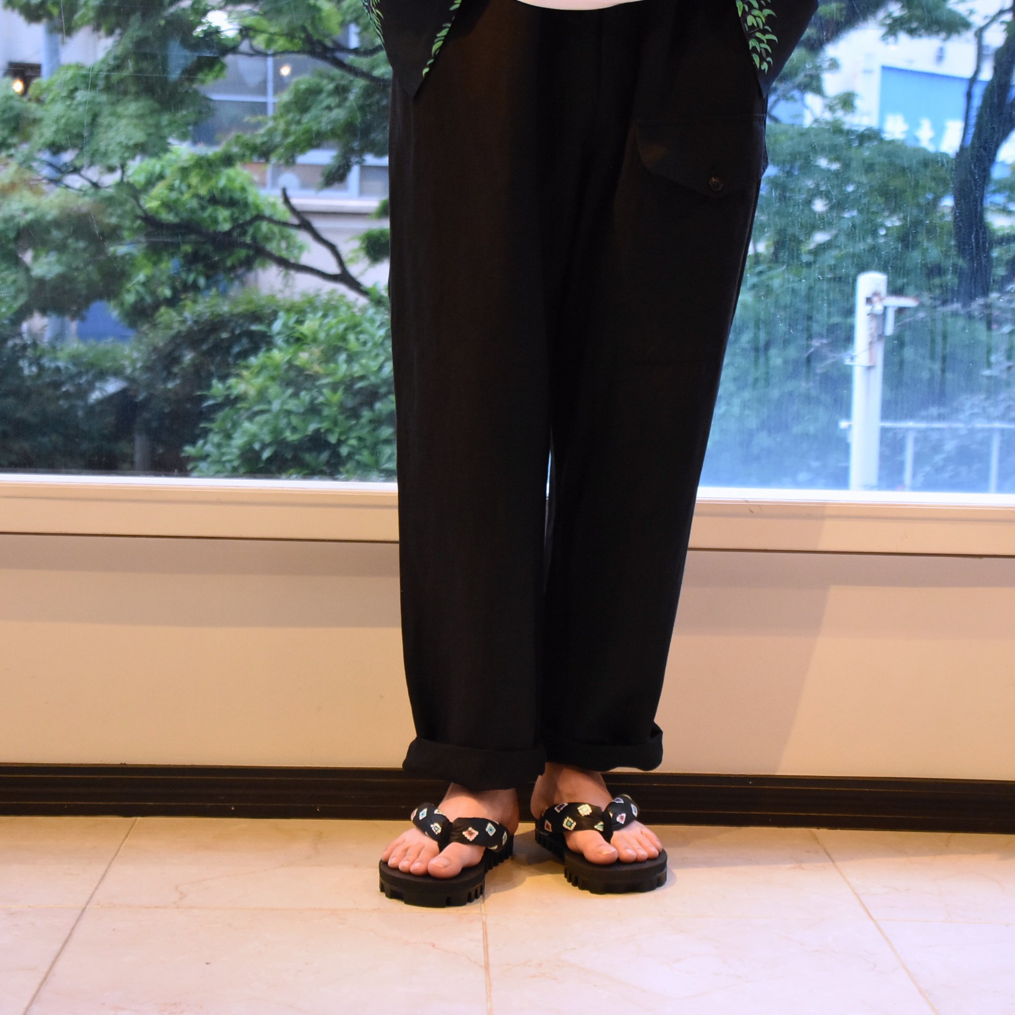 【2020 SS】Needles×SUICOKE / Thong Sandal -w/Vibram-W urstel Sole- #GL326(9)