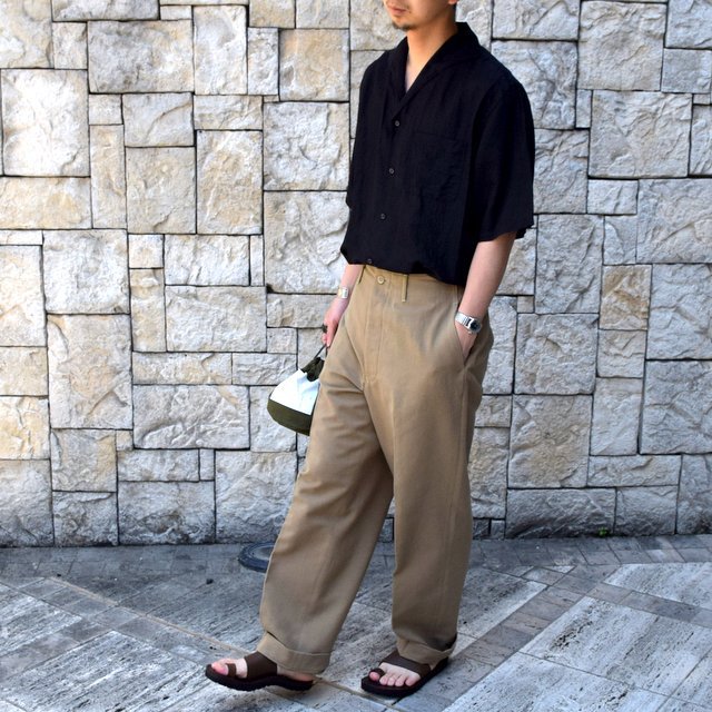 【2020 SS】KAPTAIN SUNSHINE (キャプテンサンシャイン)/ RIVIERA S/S SHIRT -BLACK- #KS20SSH04(9)