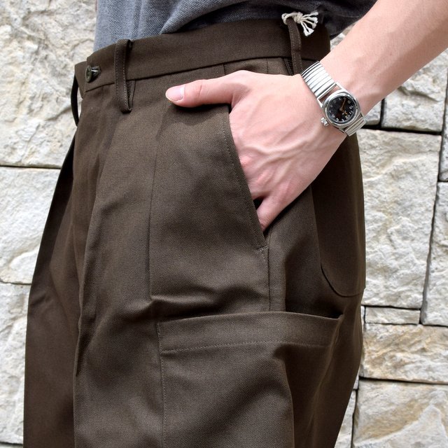 【2020 SS】NEAT(ニート)/ HOPSACK CARGO SHORTS -KHAKI- #20-01HSC(9)