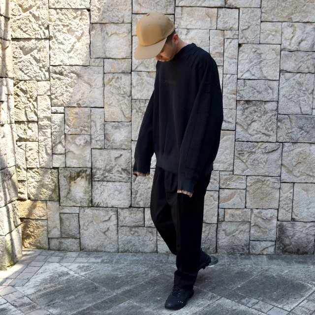 stein(シュタイン)/ OVERSIZED REBUILD SWEAT LS -BLACK- #ST189(9)