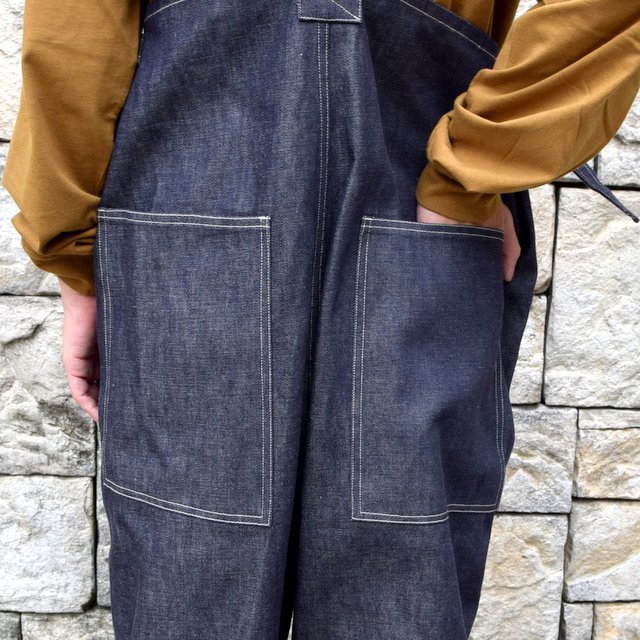 blurhms(ブラームス) /U.S COTTON DENIM OVERALLS -INDIGONAVY- #BHS20F005(9)