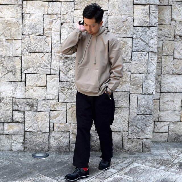 AURALEE(オーラリー)SUPER MILLED SWEAT P/O PARKA -KHAKI GRAY- #A20AP01SM(9)