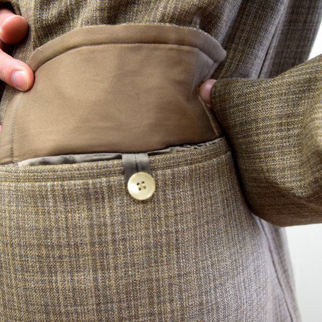 AURALEE(オーラリー)/ BLUEFACED WOOL DOUBLE CLOTH CHESTERFIELD COAT -MIX BEIGE- #A20AC01BN(9)