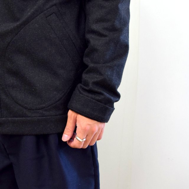 FRANK LEDER(フランクリーダー)/ LIGHT WEIGHT LODEN WOOL CARDIGAN -BLACK- #0127018(9)