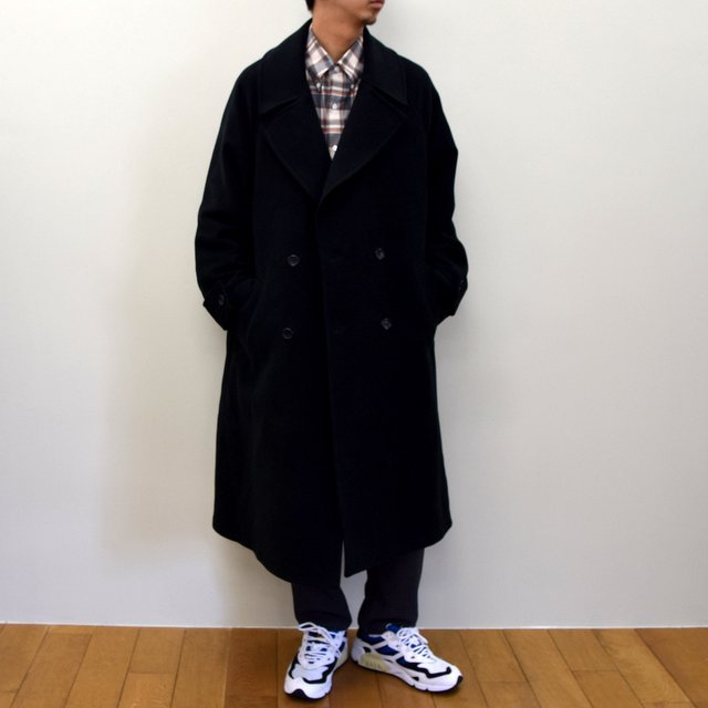 【2020】Graphpaper (グラフペーパー)/ THOMAS MASON FOR GP CHECK B.D BOX SHIRT -GRAY×ORANGE- #GM203-50180(9)