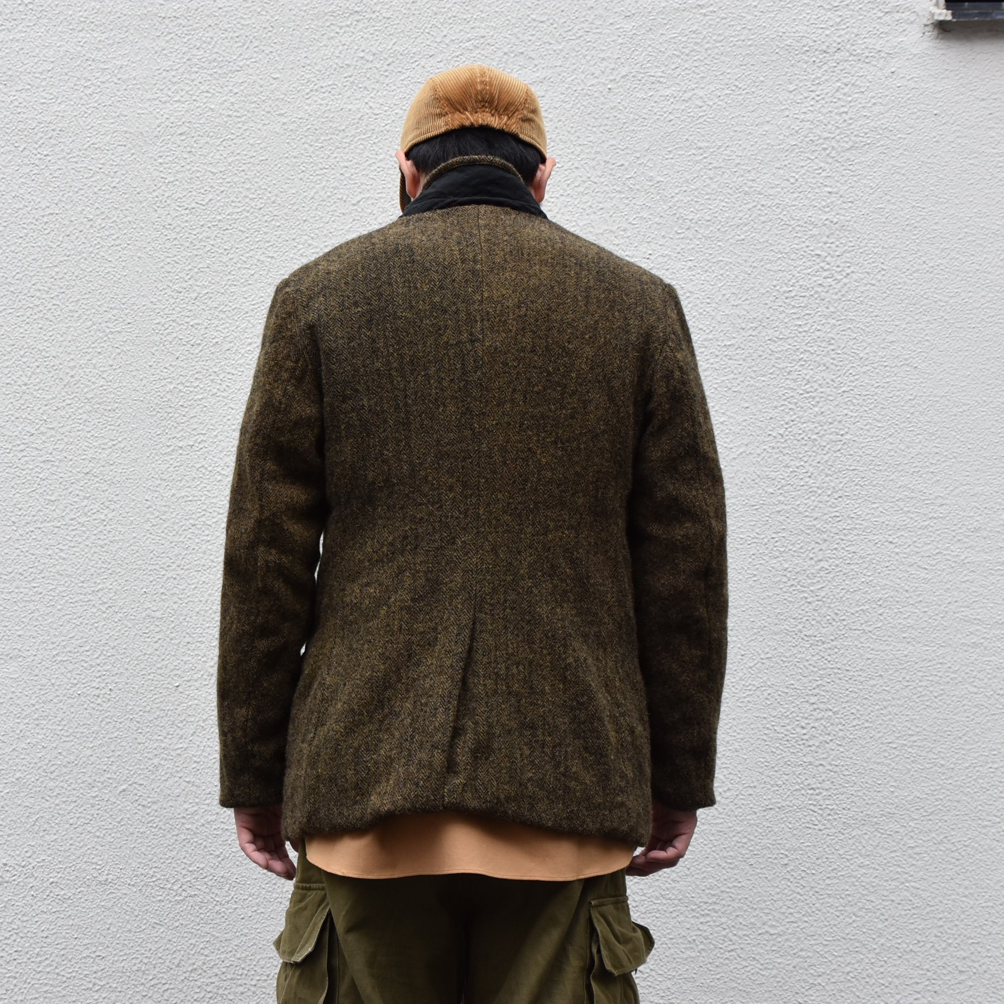 Chez Vidalenc (シェヴィダレンク)/ HARRIS TWEED JACKET-GREEN FOX- #JK01(9)