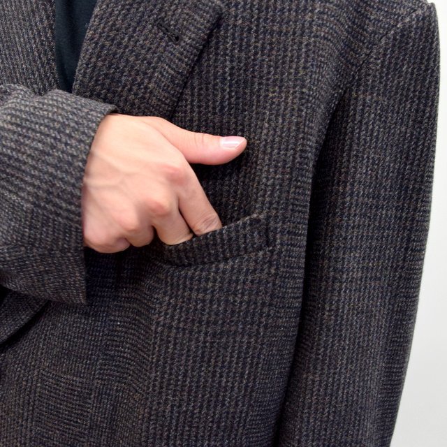 【2020】YOKE(ヨーク)/ SHETLAND WOOL 11XL JACKET COAT -GLENCHECK- #YK20AW0131J(9)