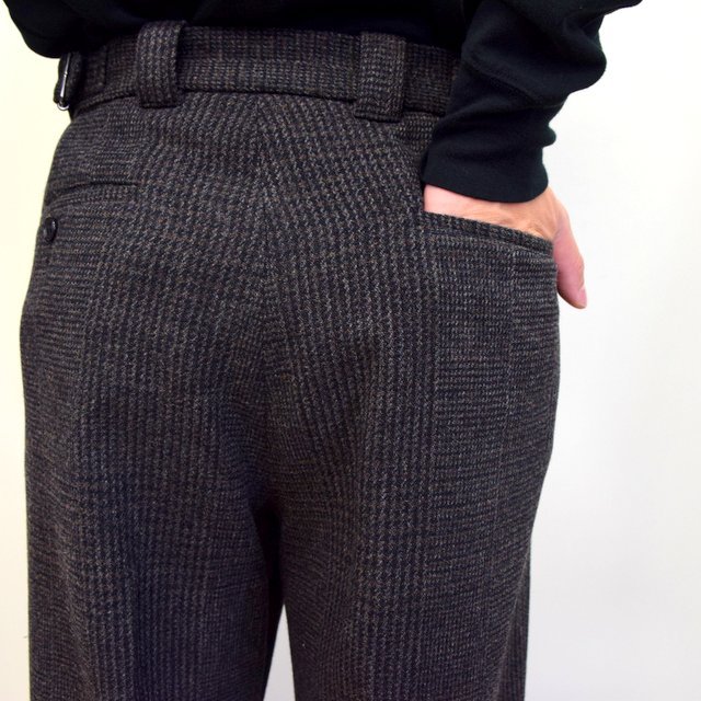 YOKE(ヨーク)/ SHETLAND WOOL FRENCH GURKHA TROUSERS -GLENCHECK- #YK20AW0132P(9)