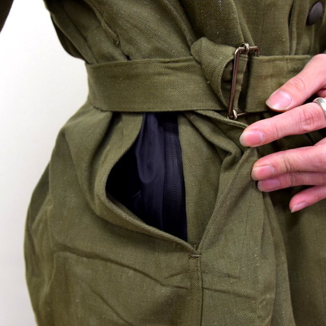 DEAD STOCK(デッドストック)/ FRENCH ARMY MOTORCYCLE COAT -OLIVE- #MILITARY300(9)