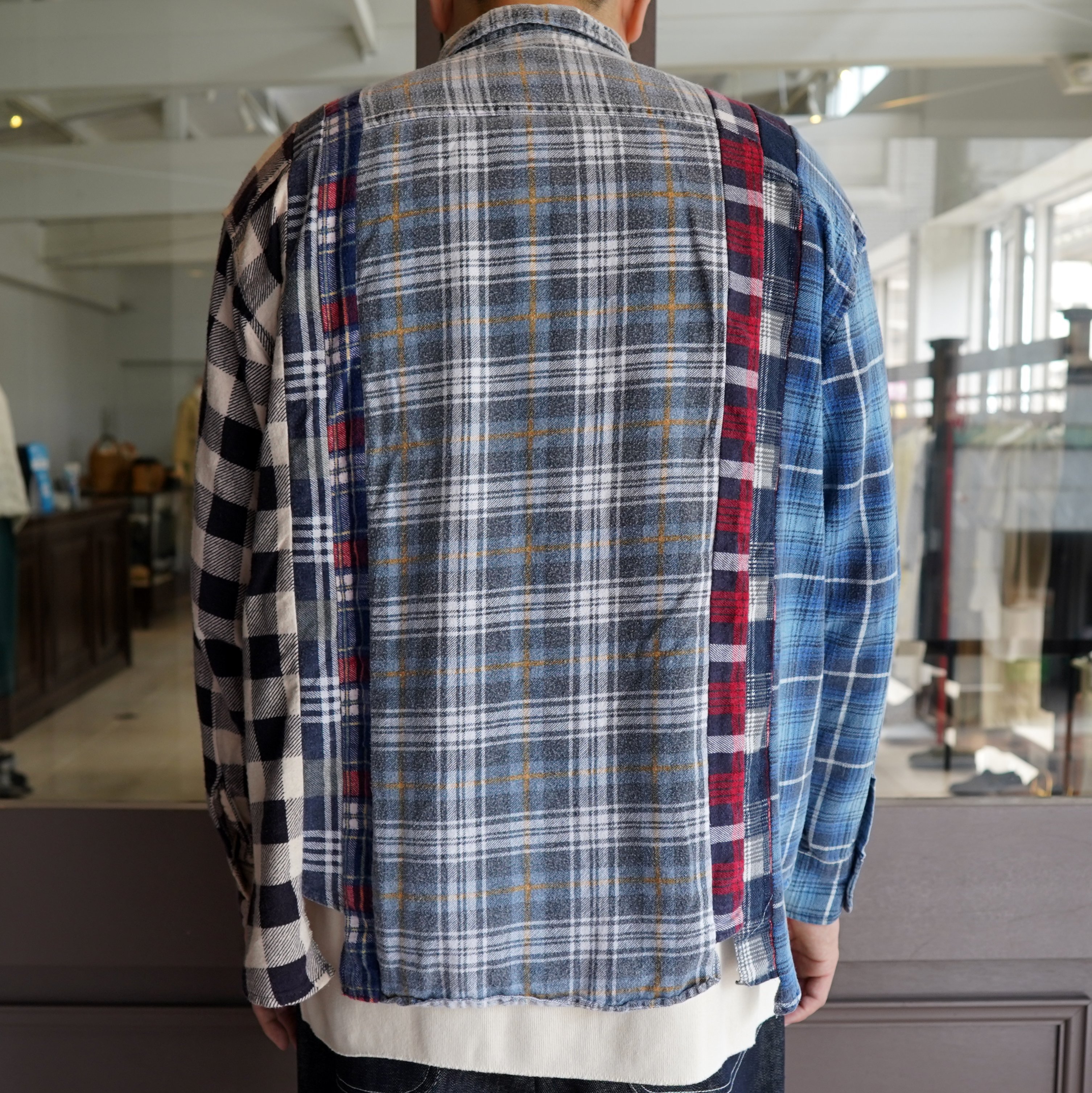 Rebuild by Needles(リビルドバイニードルス)/ flannel check shirts -ASSORT(B)- #JO286(9)