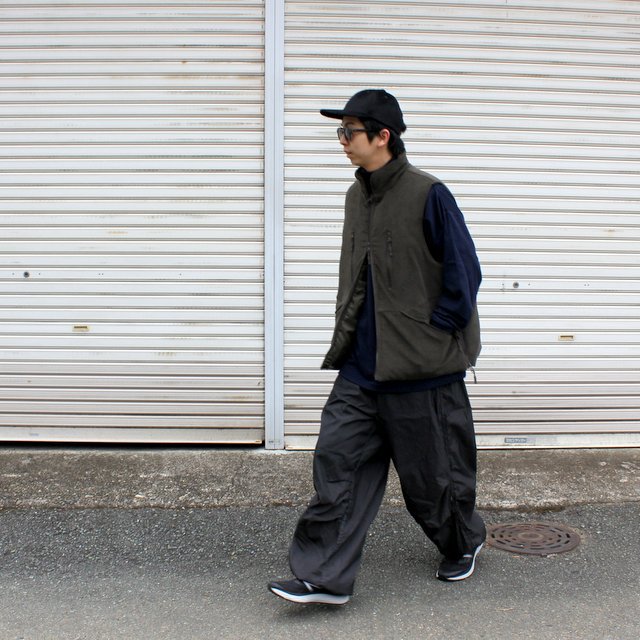 is-ness(イズネス)/ ×Abu Garcia M909 CORDUROY PADDING VEST -OLIVE- #21AAB-0004(9)