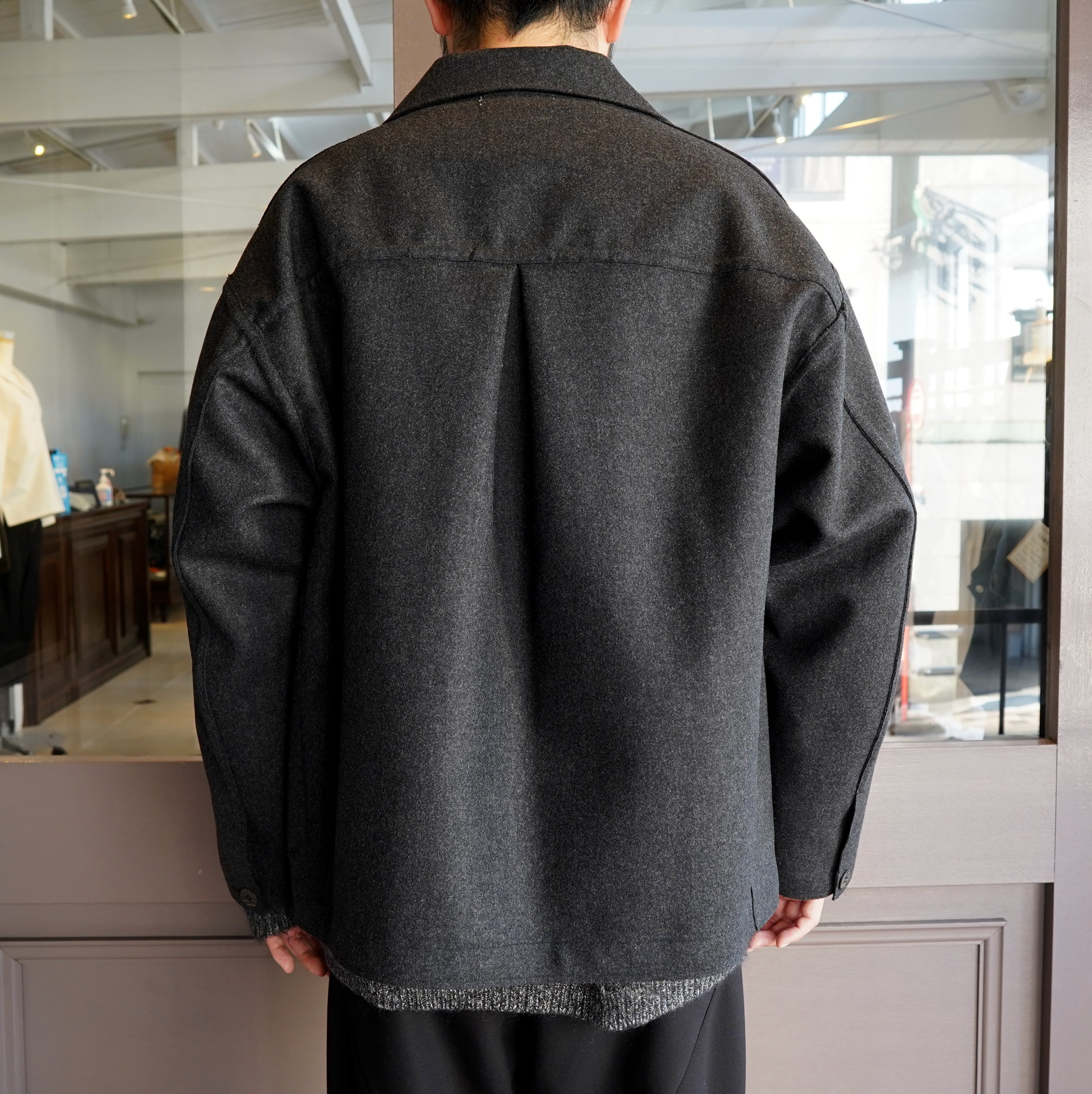 amachi.(アマチ)/Meeting Jacket FO -Dark Gray- #AY9-8(9)