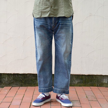  YOUNG&OLESEN(ヤングアンドオルセン) big cinch jeans-WASHED OUT-