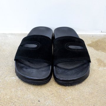 REPRODUCTION OF FOUND(v_NV Iu t@Eh)/ GERMAN MILITARY SANDALS -BLACK- #1738L