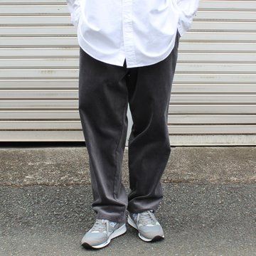 Graphpaper(グラフペーパー)/ Suvin Corduroy Wide Tapered Chef Pants -C.GRAY- #GM213-40074