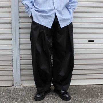 sage NATION / BOXPLEAT TROUSERS #S011