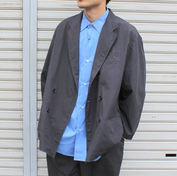 Graphpaper (グラフペーパー)/ Garment Dyed Poplin Oversized Double Jacket #GM221-20066