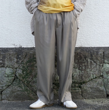 STEIN (シュタイン)/CUPRO WIDE EASY TROUSERS -2COLOR- #ST524-1