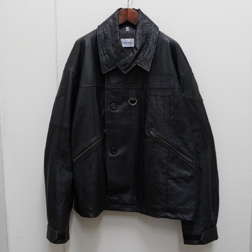 yoused(ユーズド)/ MILITARY LEATHER MK4 -BLK- #23AW05