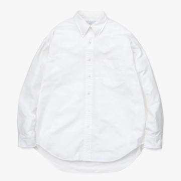 [24SS]Graphpaper (グラフペーパー)/ Oxford L/S B.D Box Shirts -WHITE- #GM241-50020B