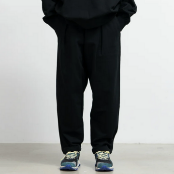 y24AWzGraphpaper (Oty[p[)/ ULTRA COMPACT TERRY SWEAT PANTS -BLACK- #GM243-70142