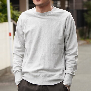 y25SSzMAATEE&SONS(}[eB[AhTY)/ CREW NECK SWEATER -L GRY,DENIM- #MT5103-0103