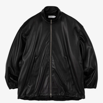 y25sszGraphpaper (Oty[p[)/ LAMB LEATHER TRACK BLOUSON -BLACK- #GU251-30277