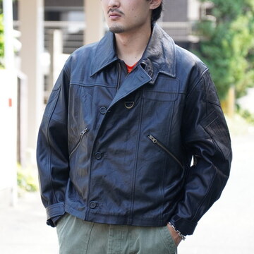yoused([Yh)/ MILITARY LEATHER MK4 -BLK- #25FW5