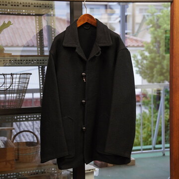 y25AWzHERILL(w)/ Cashmere linenmat Chimayo Jacket -Black- #25-011-HL-8210-30