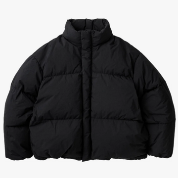y25AWzGraphpaper (Oty[p[)/ Garment Dyed Down Jacket  -BLACK- #GM253-30574