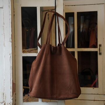 y25AWzMorphee(tF) / 3WAY LARGE TOTE (OIL SUEDE) -COFFEE BROWN- #L-OCB