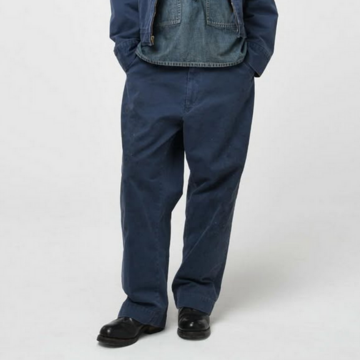 BOWWOW(oEE)/ESSENTIAL CHINO PANTS AGED -AGED NAVY- #BW252-ECP