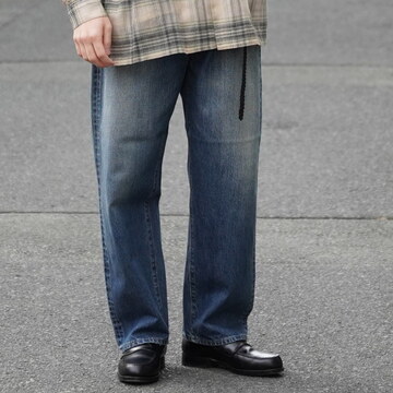 �y26SS�z A.PRESSE(�A �v���b�Z)/ No.22 Washed Wide Denim Pants -INDIGO- #AP-4003