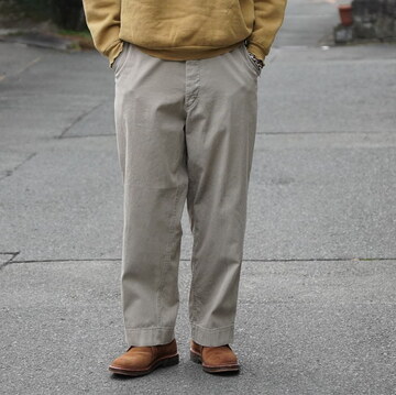 �y26SS�z A.PRESSE(�A �v���b�Z)/ Vintage Chino Trousers -GREIGE- #26SAP-04-05