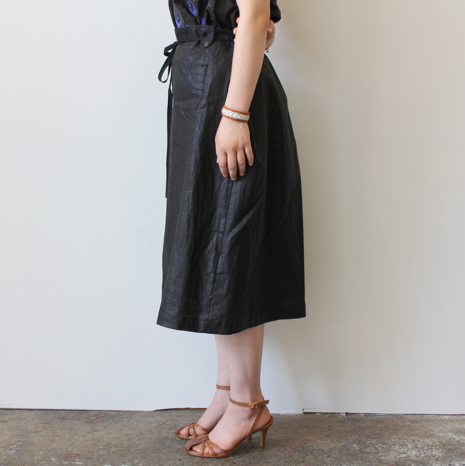 【40%OFF SALE】GASA*grue(ガサ グルー) ドローイングのためのボックススカート_41091-02412【K】(10)