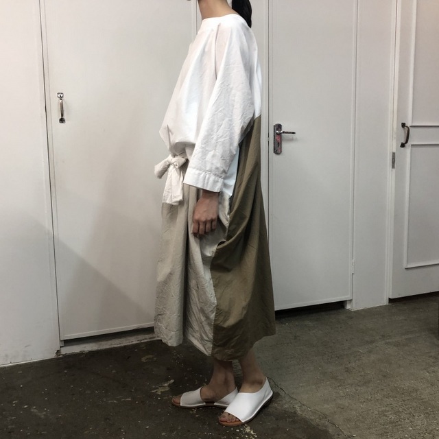 DANIELA GREGIS(ダニエラ グレジス) ワンピース(WHITE×NATURAL)【K】(10)