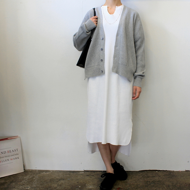 Graphpaper(グラフペーパー)【20 SS】High Density Cotton Knit Cardigan_GL201-80078【K】(10)