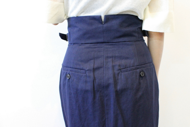【30% off sale】YLÉVE(イレーヴ) 【20SS】C/L TWILL SKIRT(2色展開)_168-013008【K】(10)