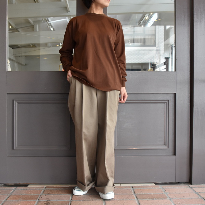 AURALEE(オーラリー) / LUSTER PLAITING L/S TEE(4色展開) #A20AP03GT(10)