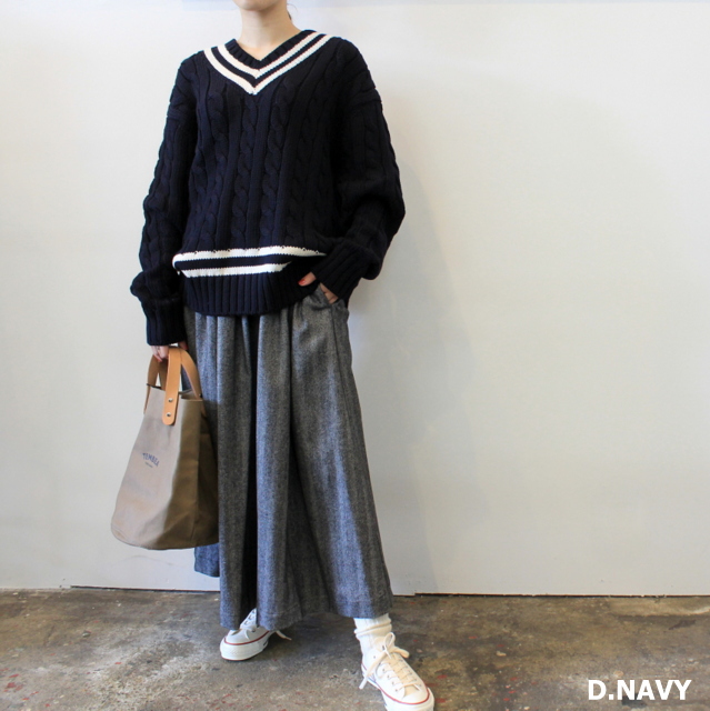 LENO&Co.(リノアンドコー) 【20AW】TILDEN KNIT SWEATER(2色展開)_H2002K002【K】(10)