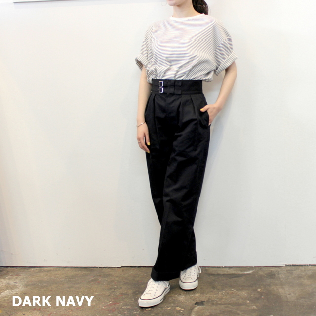 LENO&Co.(リノアンドコー) 【21SS】DOUBLE BELTED GURKHA TROUSERS(3色展開)_L2101PT001【K】(10)